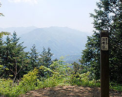 写真：石老山山頂からの眺め